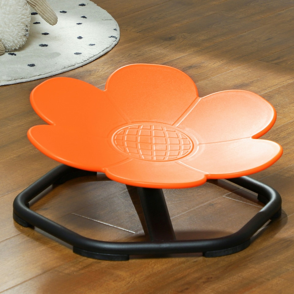 image 1 of AIYAPLAY Sensory Spinning Chair for Kids, for Balance, Coordination, Orange