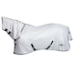image 1 of Saxon Mesh Combo Neck Turnout Rug - White/Navy - 6ft 5in
