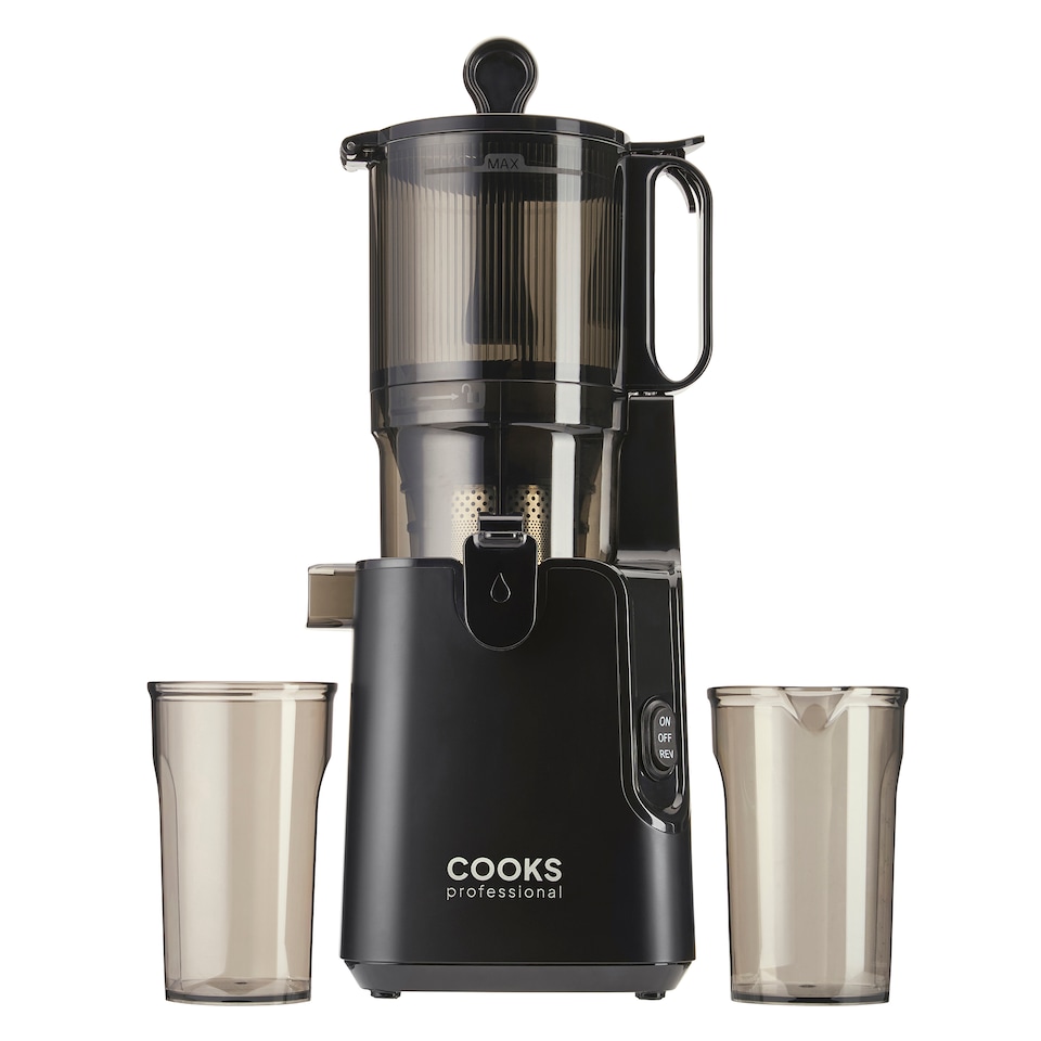 image 1 of Cooks Professional Cold Press Juicer with Wide Chute & 1.8L Hopper for Whole Fruit & Veg