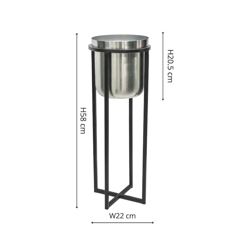 image 1 of Calla Planter Stand Gold