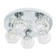 image 1 of BHS Lucia Flush Ceiling Light, Chrome