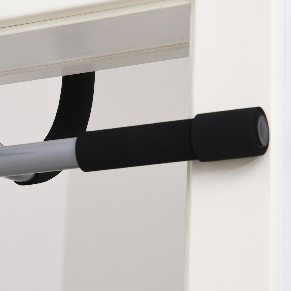 image 1 of HOMCOM Indoor Fitness Door Horizontal Bar Pull-ups Home Gym Upper Body Workout