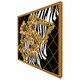 image 1 of Zebra & baroque (Picture Frame) Brown | Oak | L
