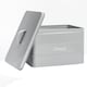 image 4 of Harbour Housewares Vintage Metal Kitchen Bread Bin - Grey
