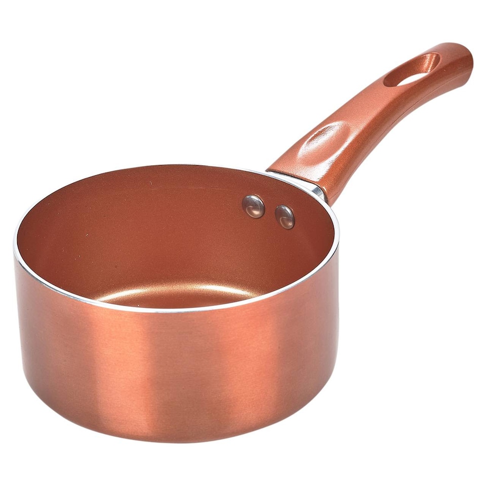 image 1 of 5 Piece Copper Ceramic Cookware Set