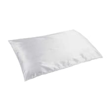 Towel City Satin Plain Pillowcase - White - One Size