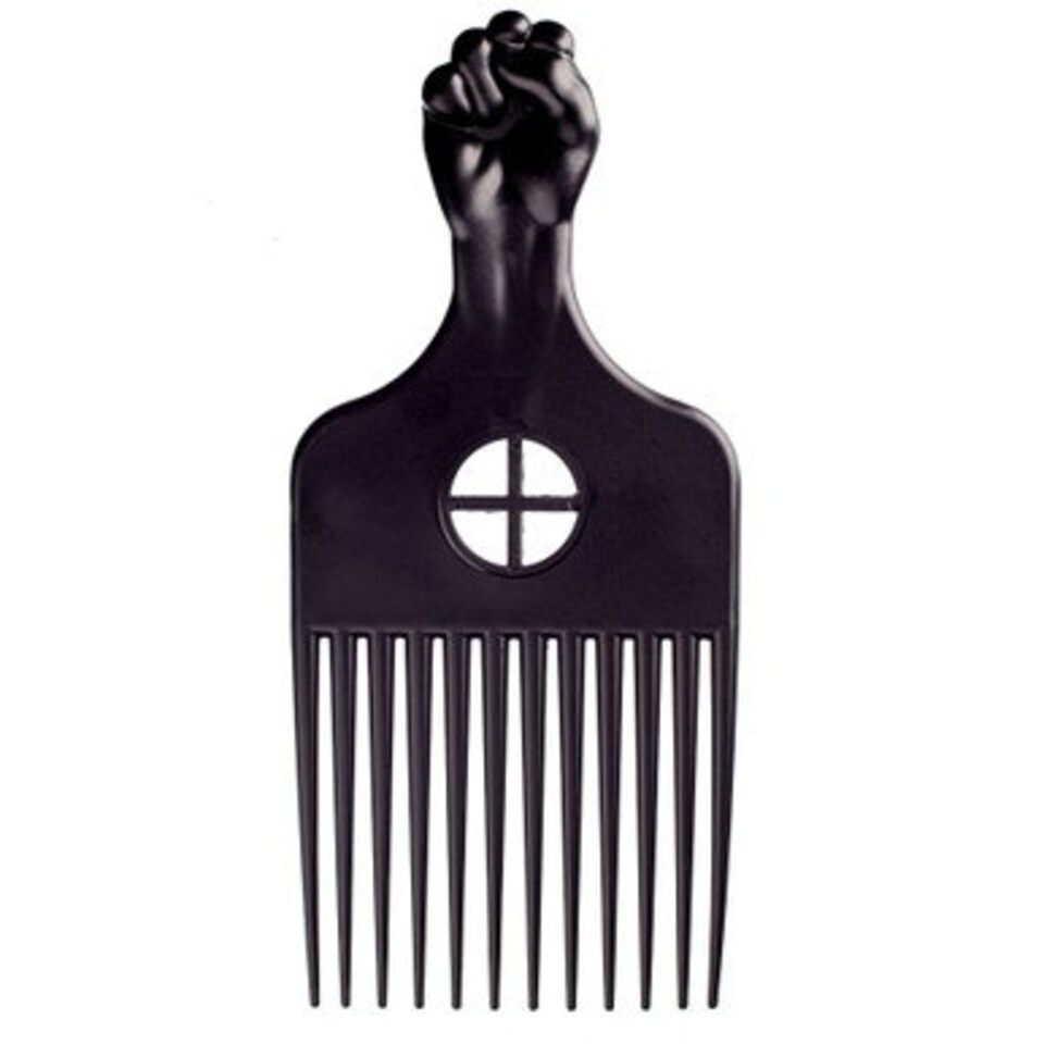 image 1 of Kobe Fist Plastic-Prong Afro Comb