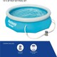 image 5 of Bestway 3.05m x 0.76m Fast Set Water Paddling Swimming Pool Set with Pump