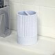 image 1 of Showerdrape Tranquil Pale Blue Sparkle Toothbrush Holder