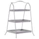 image 3 of Lexa Grey Metal Storage Rack Grey
