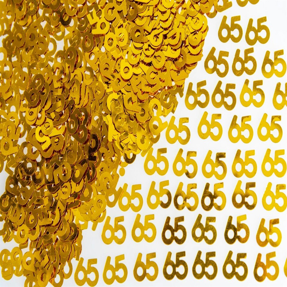 image 1 of 65th Confetti Gold 14G 1PK