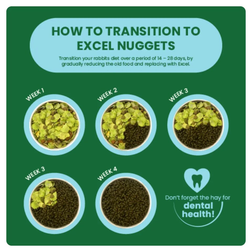 image 1 of Burgess Excel Junior & Dwarf Rabbit Nuggets With Mint - 1.5KG