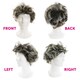 image 4 of Pack of 1 1980s Pop Star Wig Brown | One Size