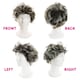 image 4 of Pack of 1 1980s Pop Star Wig | Brown | One Size