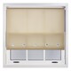 image 3 of FURNISHED Roller Blinds Daylight Square Eyelet Light Filtering Easy Fit Trimmable Window Shade | Brown | Cappuccino