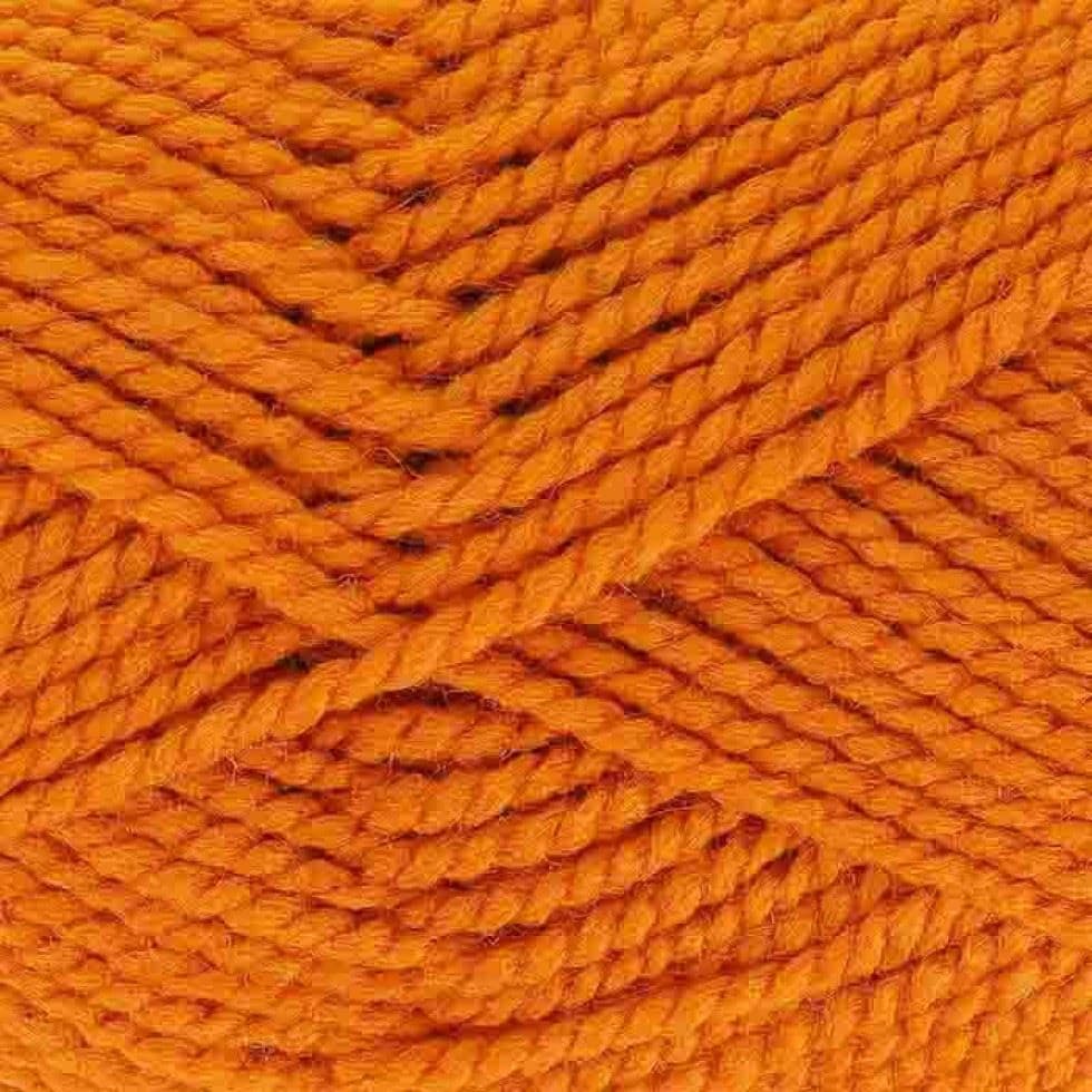 King Cole Orange Big Value Chunky Yarn (Value Pack 12 x 100g Balls) For Crochet, Knitting - 152m per ball