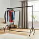image 3 of Clothes Rail Superior Heavy Duty Rack With Wheels 6FT Long x 5FT Tall Black | One Size