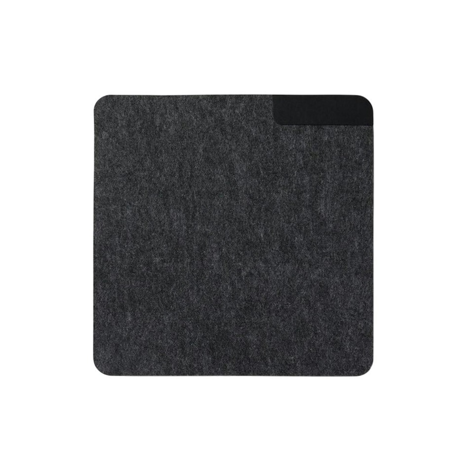 image 1 of Vinga Albon Recycled Felt Mouse Pad - Black - One Size Black