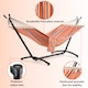 image 7 of Vonhaus 1 Person Freestanding Outdoor Hammock with Stand