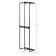 image 5 of HOMCOM Towel Rack Wall Mounted, Metal Towel Rail Holds Up to 6 Large Size (150 x 100cm) Rolled Towels, 3 Bar Towel Storage for Bathroom, 21 x 12 x 74cm, Black