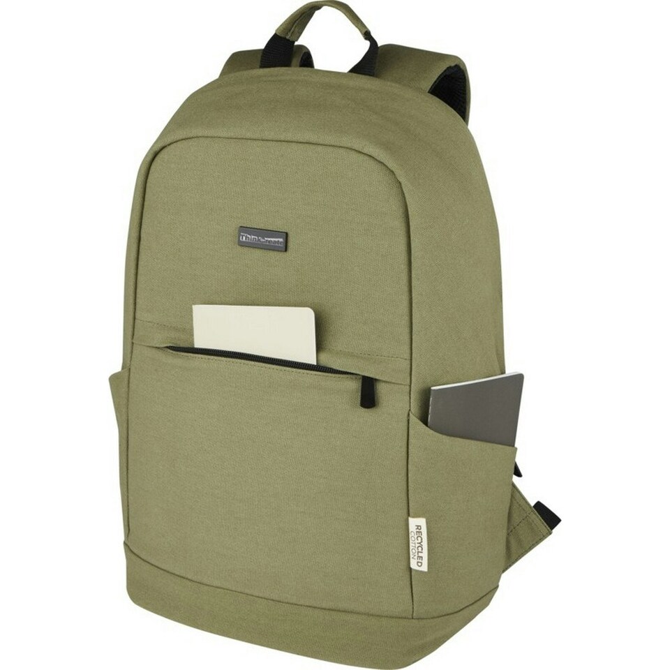 image 1 of Joey Canvas Anti-Theft 18L Laptop Backpack - Olive - One Size
