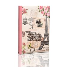 ARPAN Large Slip In Memo Photo Album for 300 Photos 6x4" (10x15cm) – Bookbound Picture Album with Memo Writing Space, Index Pages & CD/DVD Pocket for Family, Wedding & Travel Memories