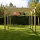 image 4 of Premium Pergola 6 Posts - Wood - L420 x W720 x H270 cm - Light Green