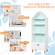 image 7 of HOMCOM Kids Children Wooden Bookcase w/Drawer Bedroom Furniture Bookshelf Storage Rack Display Unit Toys Games Organisation Cabinet Pink Blue Back Panel 50 x 30 x 142 cm