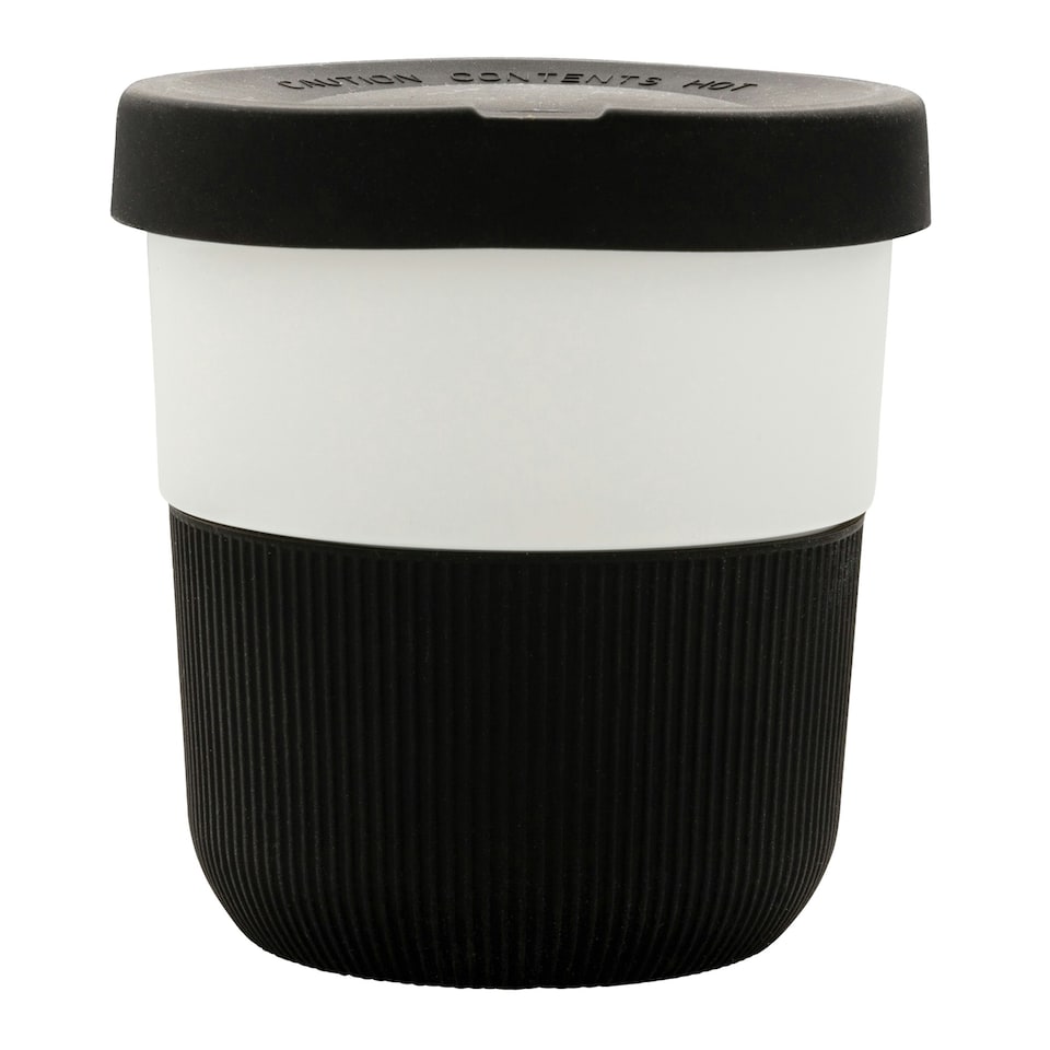image 1 of XD Collection Coffee To Go Polylactic Acid 280ml Cup - Black - One Size