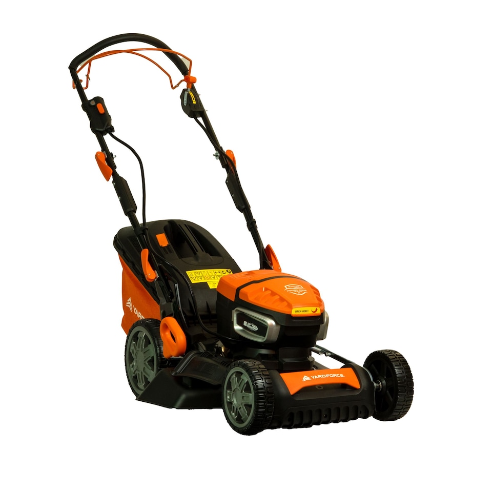 image 1 of Yard Force 58V LFP 46cm Premium Brushless Cordless Self-Propelled Lawnmower with Variable Speed - 60L Capacity, 7 Cutting Heights, Mulching Function
