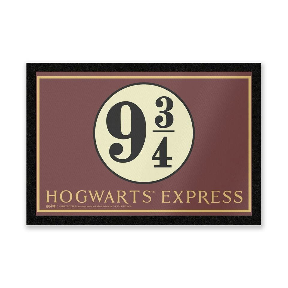 image 1 of Official Harry Potter Platform 9 3/4 Entrance Mat