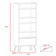 image 5 of Core Products Nevada, Display Bookcase With Door H171.2cm x W72.3cm x D38cm Brown