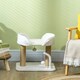 image 7 of PawHut Cat Tree Tower Scratcher with Bed for Indoor Cats, White