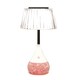image 3 of Aromatize LED Colour Changing Pleated Shade Glitter Lamp | Multi