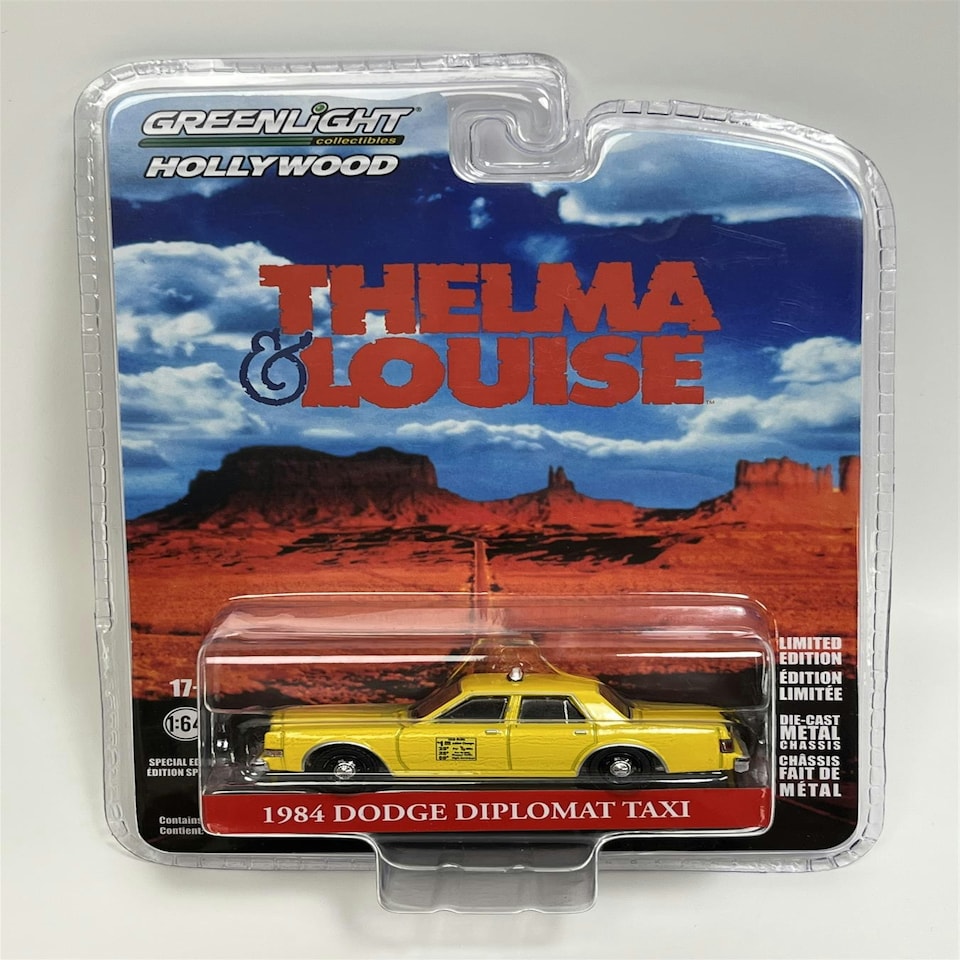 image 1 of Thelma & Louise 1984 Dodge Diplomat Taxi 1:64 Scale Greenlight 44945F