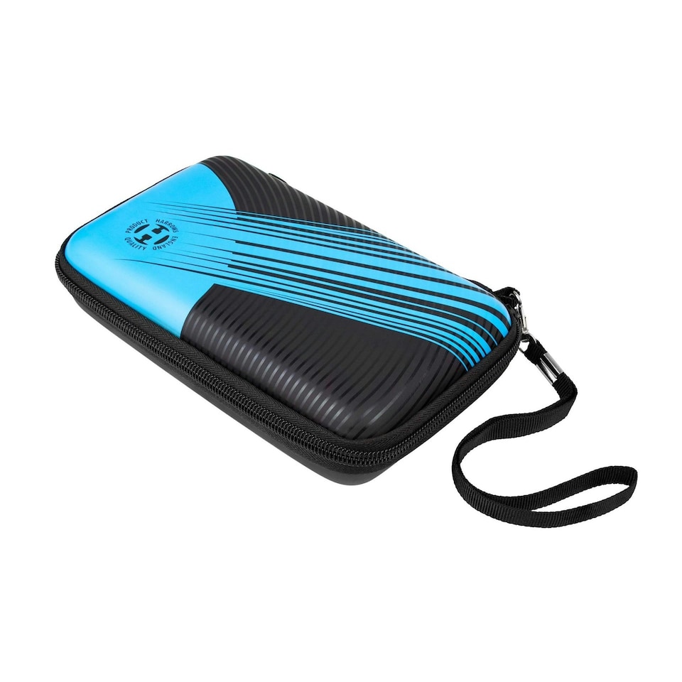 Harrows Blaze Fire Pro 6 Darts Case - Black/Aqua - One Size (UTRD3319)