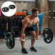 image 2 of SPORTNOW Two 10kg Olympic Weight Plates for Barbell, with Tri-Grips