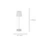 image 5 of EGLO Cabozo LED Portable Outdoor Table Lamp White | Gold