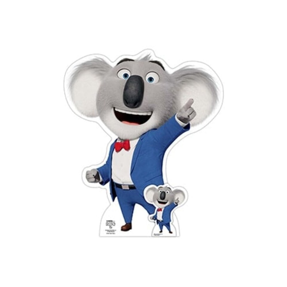 Buster Moon Koala Sing 2 Star Mini Cardboard Cutout 66cm