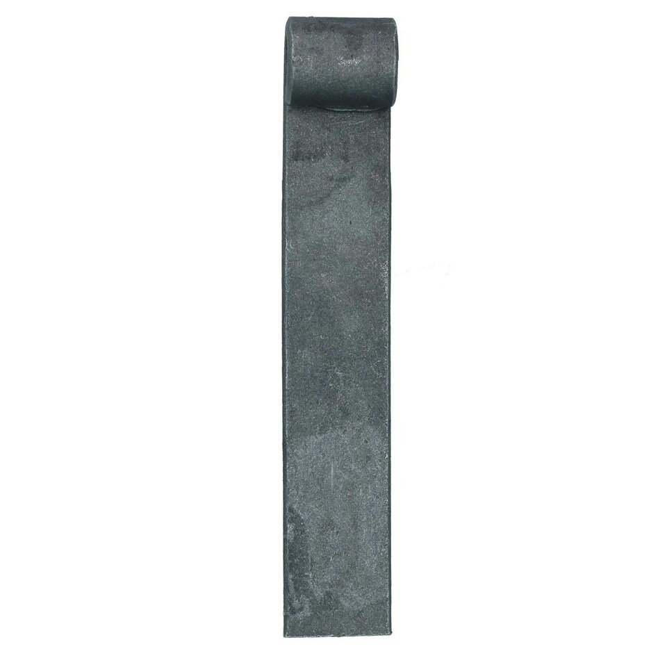 image 1 of Trailer Truck Tailgate Strap Hinge Self Colour 12.5mm Pin Weld On 150mm 10pc | Grey