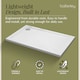 image 3 of Balterley Premium Rectangular Shower Tray - Durable Low Profile Stone Resin Base by Balterley | White | White | 1