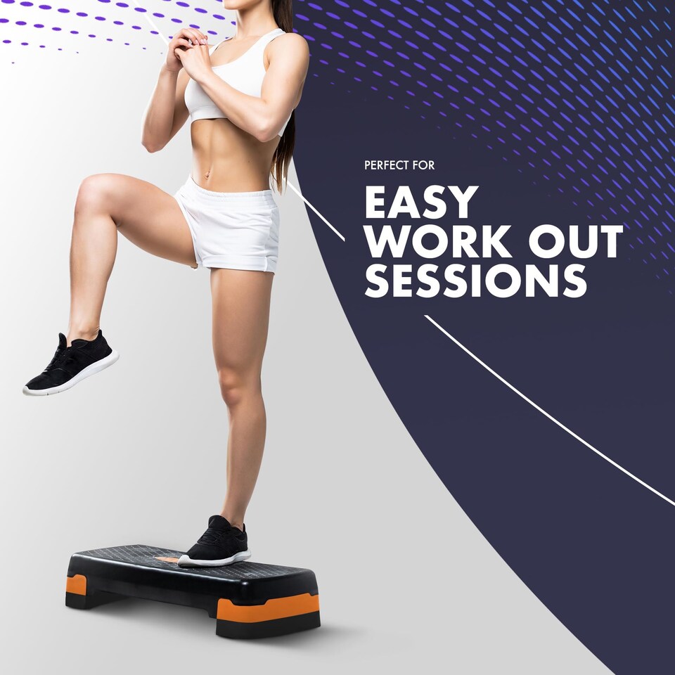 image 1 of Kayman Aerobic Exercise Step with Two Adjustable Height Levels