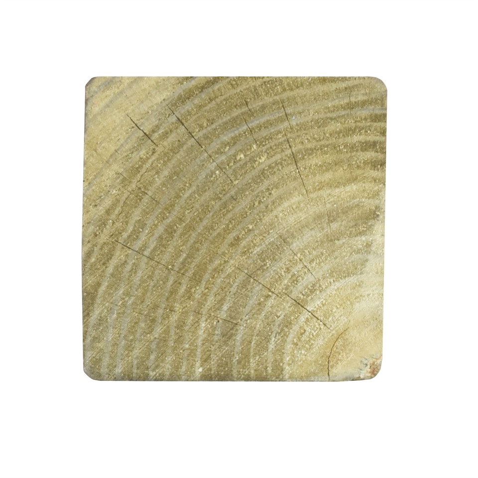 image 1 of Snowdon Timber Garden Treated Chamfered Deck Spindle 8 Pack (H) 895mm (W) 41mm