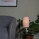 image 1 of ValueLights Francis Touch Table Lamp Pink Shade & Bulb