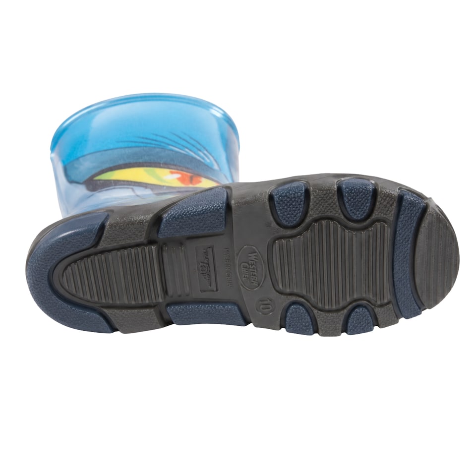 image 1 of Demar Stormer Reflective Kids' Wellies, Navy Transformer, EU 26/27