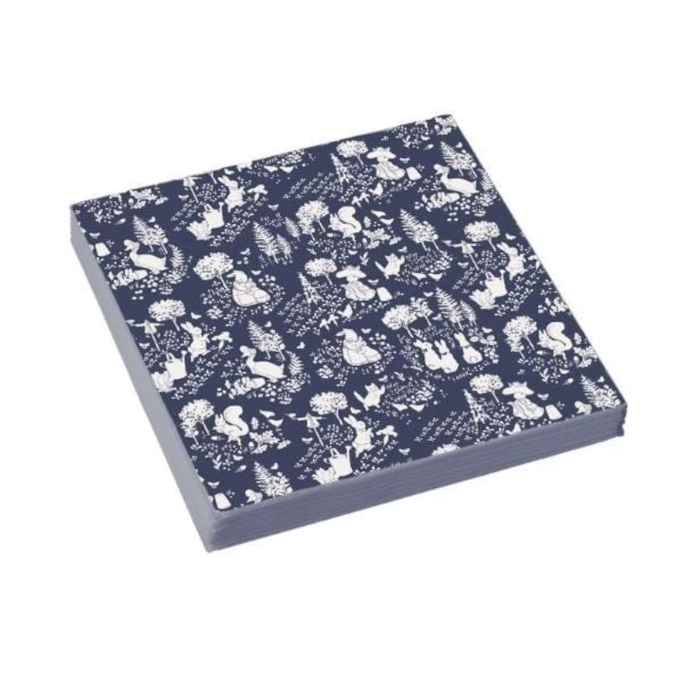image 1 of Peter Rabbit Classic Pattern Napkins Dark Blue