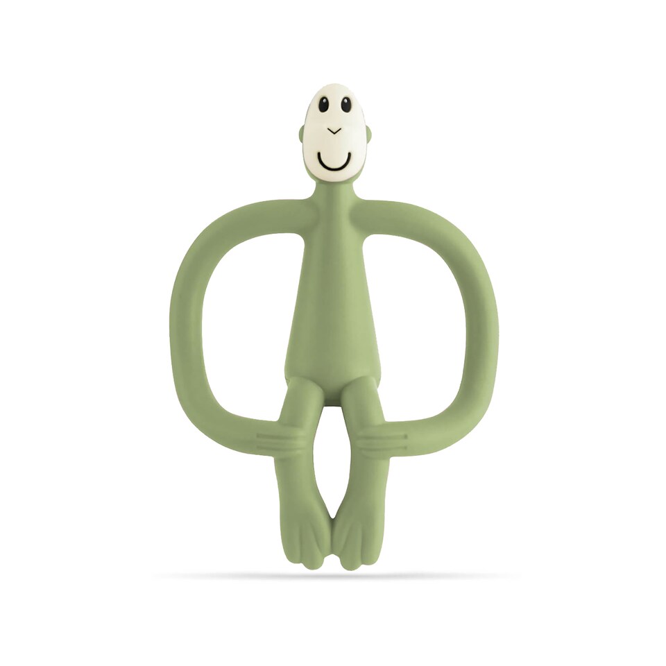 image 1 of Matchstick Monkey Original Teething Toy | Green | Olive Green