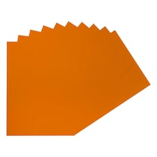 Pack of 100 A4 Coloured Paper 75gsm Sheets | Orange | A4 | 1