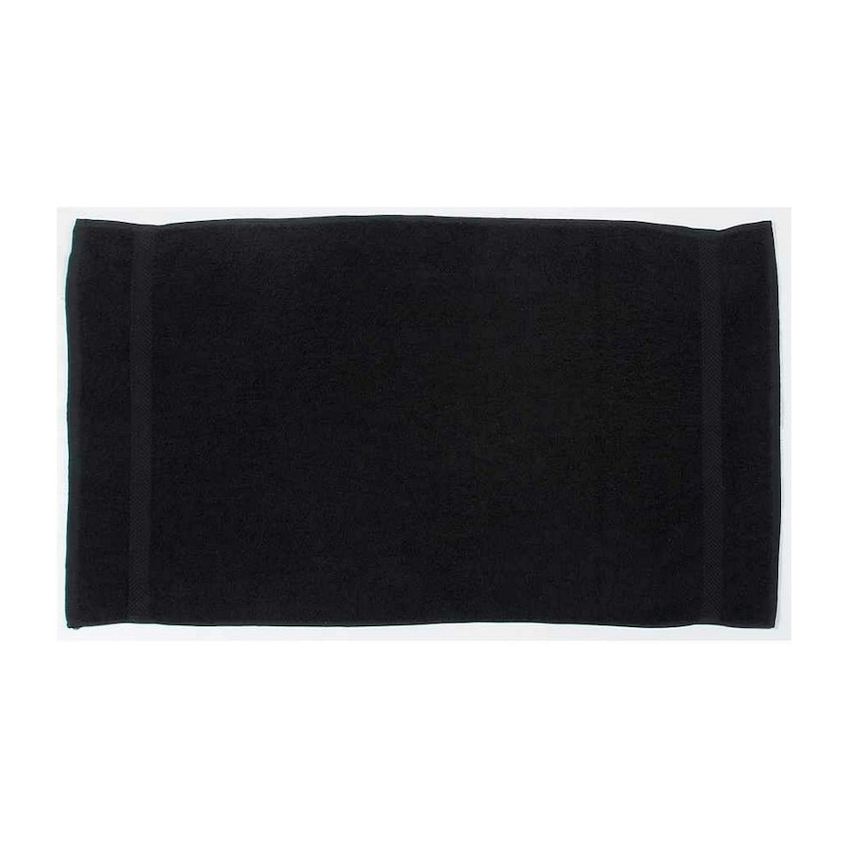 Towel City Luxury Hand Towel - Black - One Size