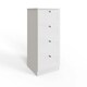 image 5 of FWStyle Artus Shaker 4 Drawer Chest Of Drawers Matt White